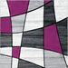 Niksar Gray/Purple 5' X 7' Area Rug - U&U Home Budget Furniture (Carteret, NJ)