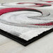Niksar Red 5' X 7' Area Rug - U&U Home Budget Furniture (Carteret, NJ)