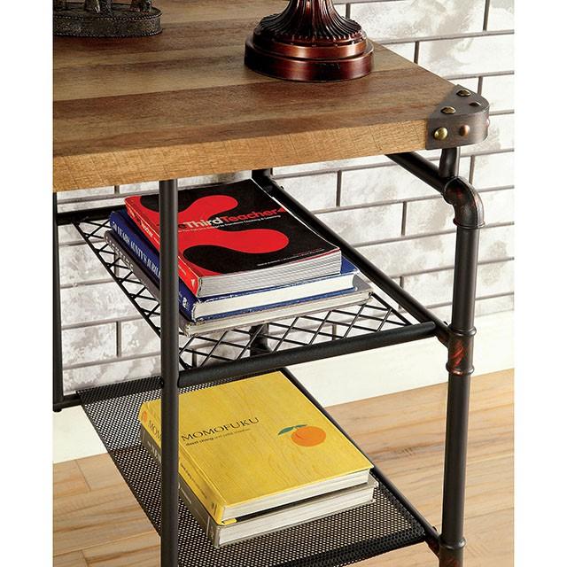 OLGA Antique Black Desk - U&U Home Budget Furniture (Carteret, NJ)