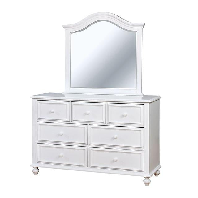 OLIVIA White Dresser - U&U Home Budget Furniture (Carteret, NJ)