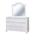 OLIVIA White Dresser - U&U Home Budget Furniture (Carteret, NJ)