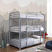 Opal Ii Silver Twin Triple Decker Bed - U&U Home Budget Furniture (Carteret, NJ)
