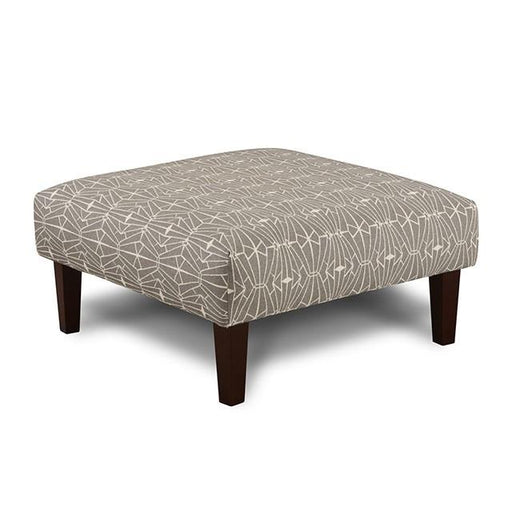PARKER Gray/Pattern Ottoman - U&U Home Budget Furniture (Carteret, NJ)