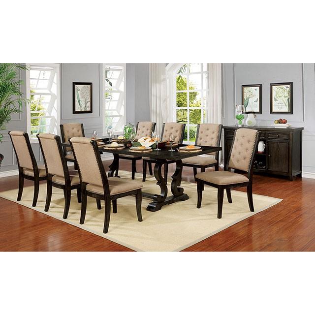 Patience Dark Walnut Dining Table - U&U Home Budget Furniture (Carteret, NJ)