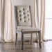 Patience Rustic Natural Tone Side Chair (2/CTN) - U&U Home Budget Furniture (Carteret, NJ)