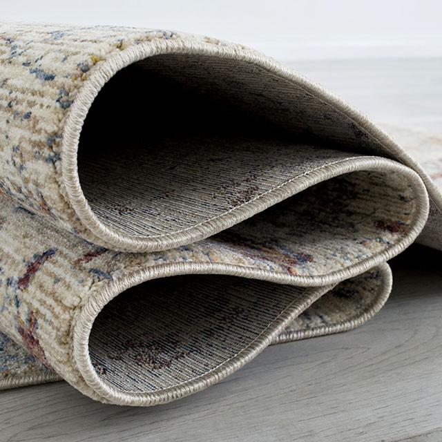 Payas Beige 5' X 7' Area Rug - U&U Home Budget Furniture (Carteret, NJ)