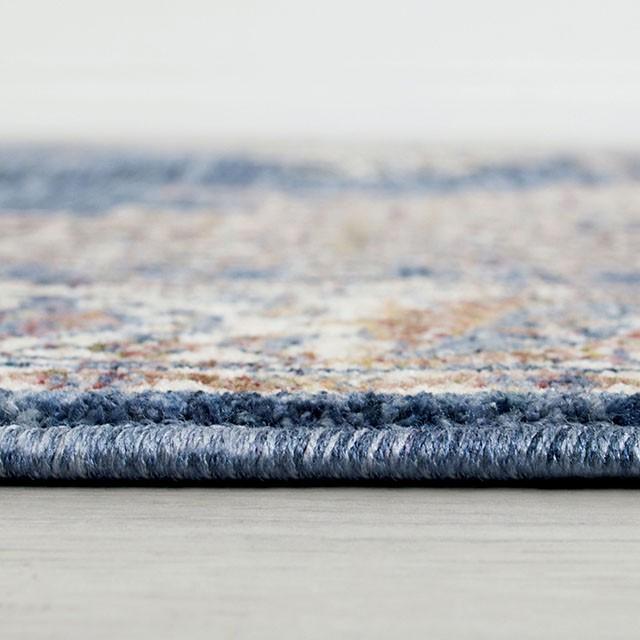 Payas Blue/Multi 5' X 7' Area Rug - U&U Home Budget Furniture (Carteret, NJ)