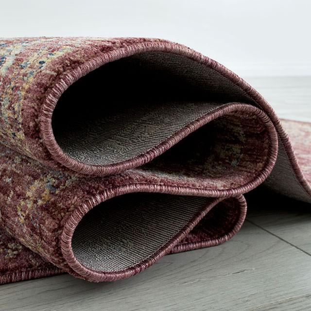 Payas Red 5' X 7' Area Rug - U&U Home Budget Furniture (Carteret, NJ)