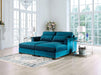 PEREGRINE Sectional, Teal - U&U Home Budget Furniture (Carteret, NJ)