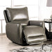 PHINEAS Power Recliner, Gray - U&U Home Budget Furniture (Carteret, NJ)