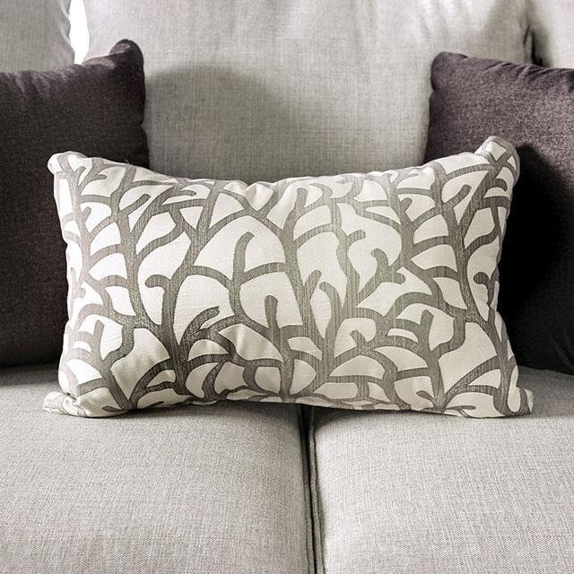 PICOTEE Sofa, Light Gray/Black - U&U Home Budget Furniture (Carteret, NJ)