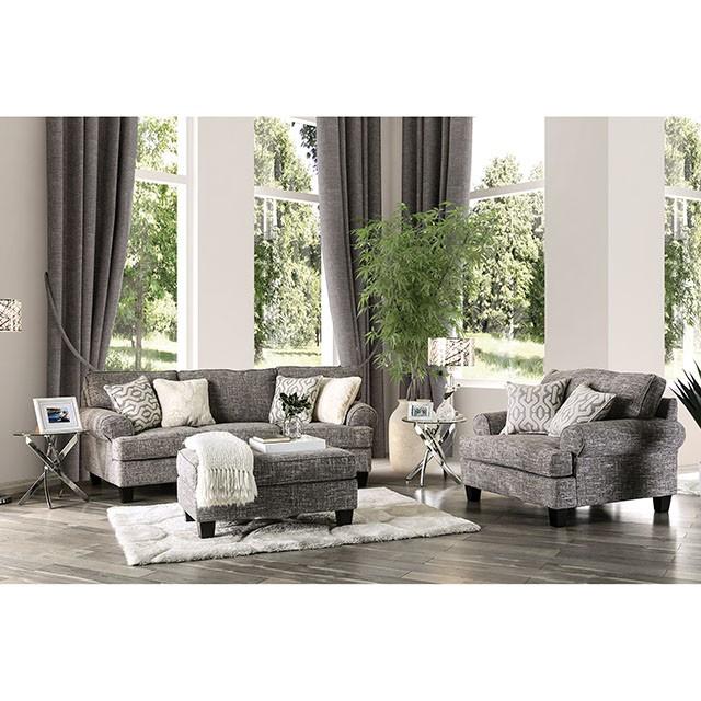 Pierpont Gray Sofa - U&U Home Budget Furniture (Carteret, NJ)