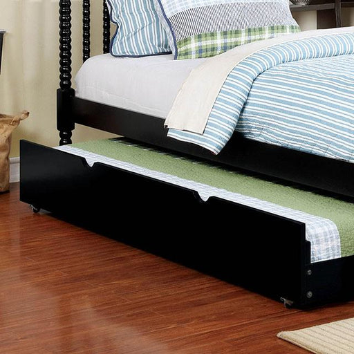 PRISMO Black Trundle - U&U Home Budget Furniture (Carteret, NJ)