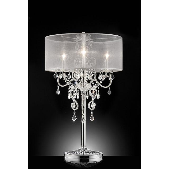 Rigel Silver 35"H Table Lamp - U&U Home Budget Furniture (Carteret, NJ)