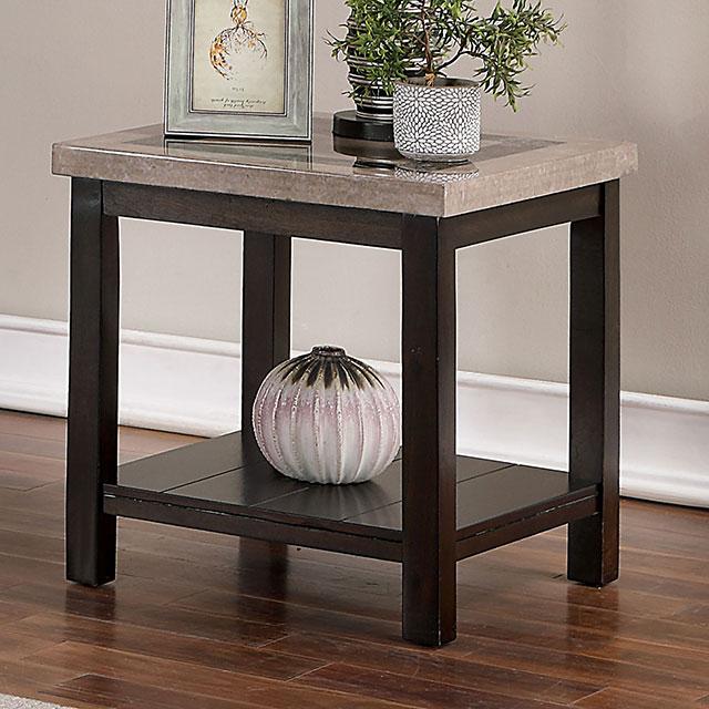 ROSETTA End Table - U&U Home Budget Furniture (Carteret, NJ)