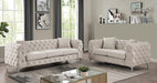 SAPPHIRA Chair, Beige - U&U Home Budget Furniture (Carteret, NJ)