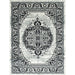 Serang Gray/Black 5' X 7' Area Rug - U&U Home Budget Furniture (Carteret, NJ)