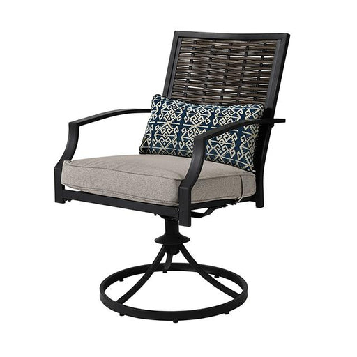 Sintra Swivel Arm Chair (2/Ctn) - U&U Home Budget Furniture (Carteret, NJ)