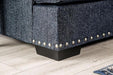 SONORA Loveseat, Dark Navy - U&U Home Budget Furniture (Carteret, NJ)