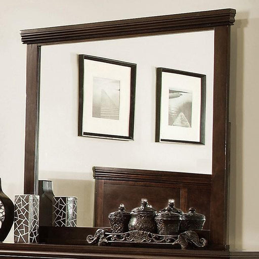 Spruce Brown Cherry Mirror - U&U Home Budget Furniture (Carteret, NJ)