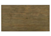 ST GALLEN Dining Table, Natural Tone/Light Gray - U&U Home Budget Furniture (Carteret, NJ)
