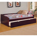 Sunset Cherry Daybed w/ Trundle, Cherry - U&U Home Budget Furniture (Carteret, NJ)