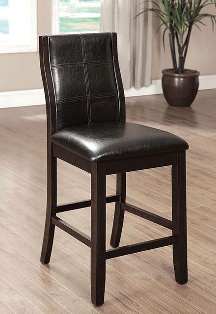 Townsend II Brown Cherry Counter Ht. Chair (2/CTN) - U&U Home Budget Furniture (Carteret, NJ)