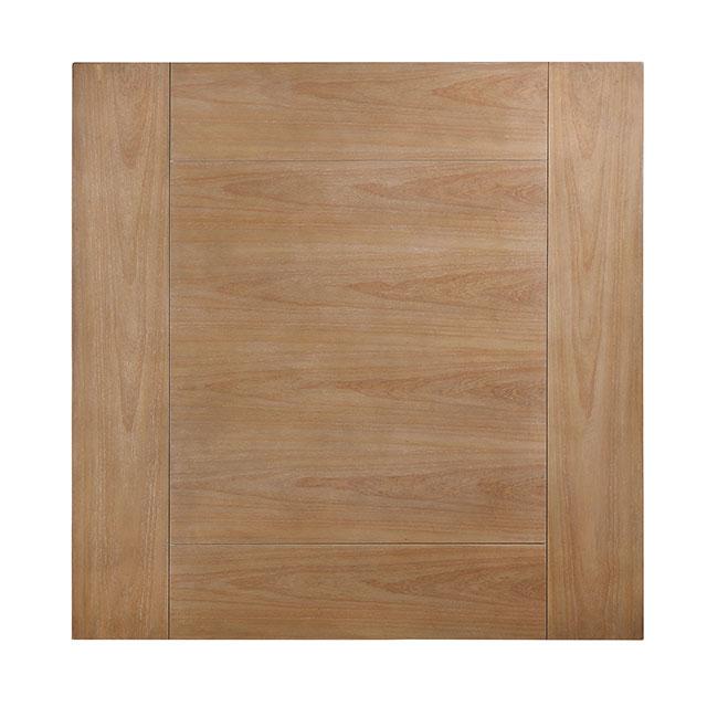 UPMINSTER Counter Ht. Table, Natural Tone - U&U Home Budget Furniture (Carteret, NJ)