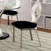 VALO Silver/Black Side Chair (2/CTN) - U&U Home Budget Furniture (Carteret, NJ)
