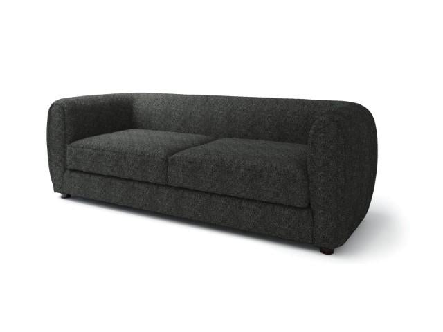 VERDAL Sofa, Black - U&U Home Budget Furniture (Carteret, NJ)
