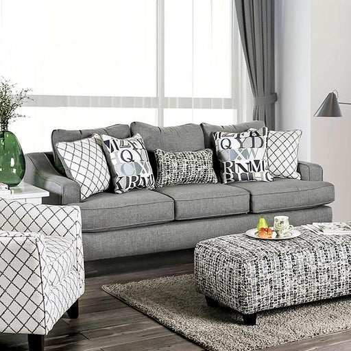 Verne Bluish Gray Sofa - U&U Home Budget Furniture (Carteret, NJ)