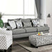 Verne Bluish Gray Sofa - U&U Home Budget Furniture (Carteret, NJ)