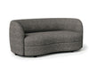 VERSOIX Loveseat, Charcoal Gray - U&U Home Budget Furniture (Carteret, NJ)
