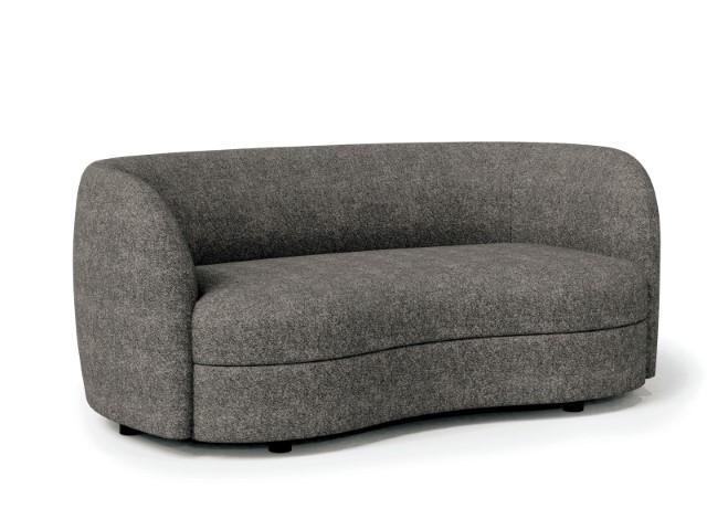 VERSOIX Loveseat, Charcoal Gray - U&U Home Budget Furniture (Carteret, NJ)