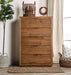 LEIRVIK Chest, Light Walnut - U&U Home Budget Furniture (Carteret, NJ)