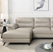 MOHLIN Sectional, Taupe - U&U Home Budget Furniture (Carteret, NJ)