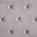 ROSABELLE E.King & Queen Bed, Black, Gray, & Ivory, - U&U Home Budget Furniture (Carteret, NJ)