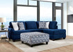 WALDPORT Swivel Chair, Navy - U&U Home Budget Furniture (Carteret, NJ)