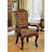 MEDIEVE Cherry Arm Chair, Cherry (2/CTN) - U&U Home Budget Furniture (Carteret, NJ)