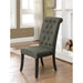 Sania III Gray/Antique Black Side Chair (2/CTN) - U&U Home Budget Furniture (Carteret, NJ)