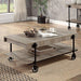 LOBB Coffee Table, Natural Tone - U&U Home Budget Furniture (Carteret, NJ)