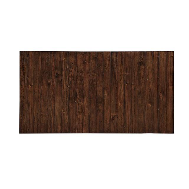MEAGAN I Brown Cherry Dining Table - U&U Home Budget Furniture (Carteret, NJ)