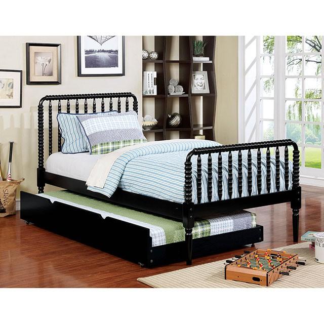 PRISMO Black Trundle - U&U Home Budget Furniture (Carteret, NJ)