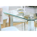 Richfield II Silver/Chrome Counter Ht. Table - U&U Home Budget Furniture (Carteret, NJ)