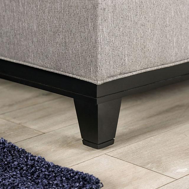 LANTWIT Sectional, Light Gray - U&U Home Budget Furniture (Carteret, NJ)
