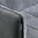 LYNDA Sofa w/ Pillows, Dark Gray - U&U Home Budget Furniture (Carteret, NJ)
