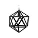 Mea Black Ceiling Lamp - U&U Home Budget Furniture (Carteret, NJ)