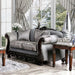 Newdale Gray Love Seat - U&U Home Budget Furniture (Carteret, NJ)