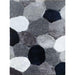 Vancouver Gray/Navy 5' X 7' Area Rug - U&U Home Budget Furniture (Carteret, NJ)