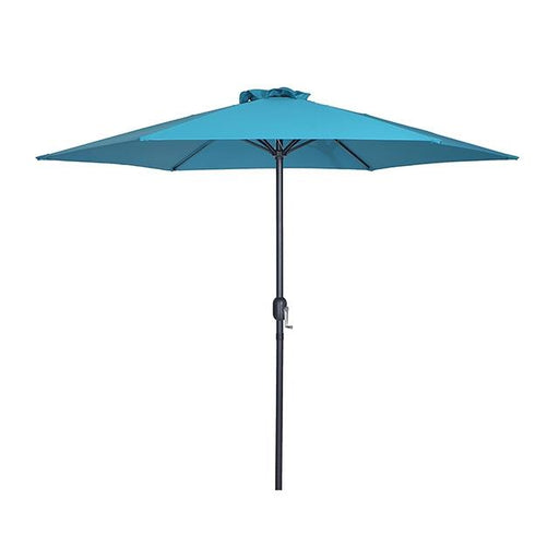 Lali 9 Ft Outdoor Umbrella + 21" Round Base - U&U Home Budget Furniture (Carteret, NJ)